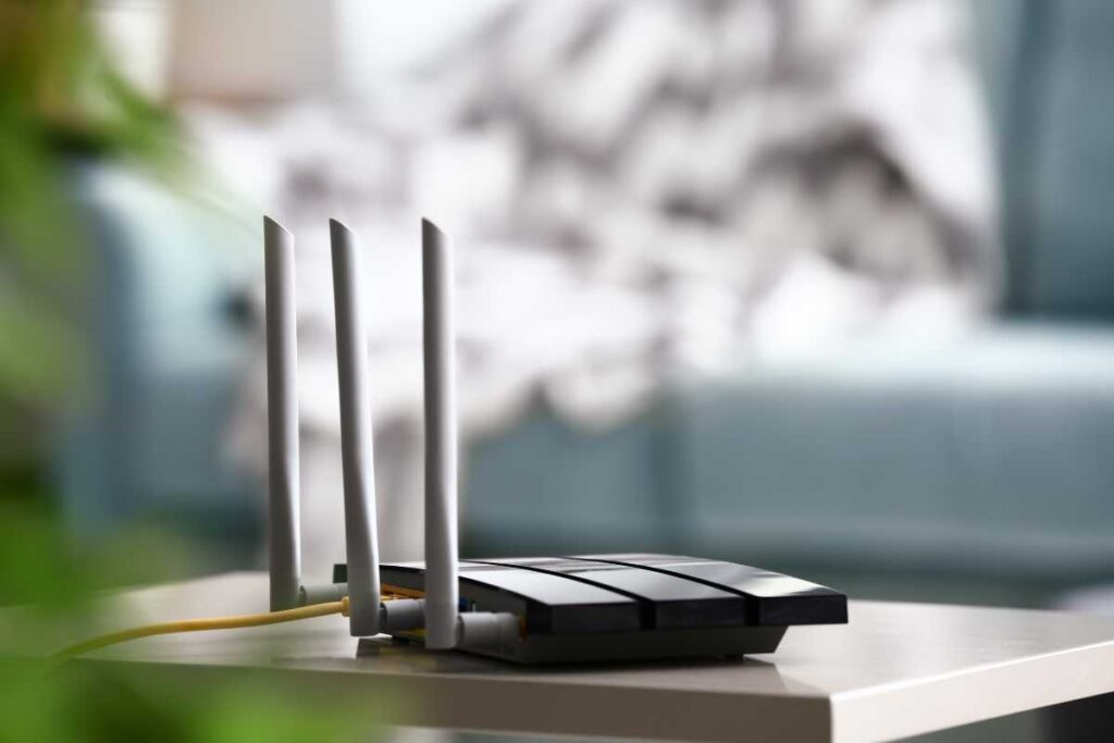 Roteador Mesh Instalado em uma residência